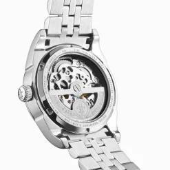 Flash Sale Automatikuhr mit 36 mm und Lilienemblem silberfarben Damen Uhren|Damenuhren